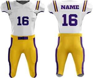Uniforme de football américain Offre Spéciale maille 100% uniforme de football cousu par sublimation d'équipe de polyester - Product Image 5
