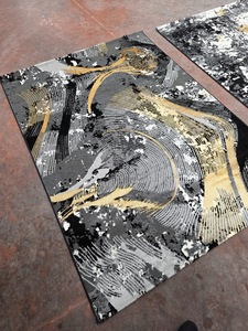 Alfombra Turca de Poliéster Afelpada Adiva, Tejida a Máquina con Diseño Jacquard, de Pelo Alto, Acolchada, Reversible, Lavable, Antideslizante y Antimicrobiana - Product Image 4
