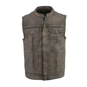 Chaleco de Cuero de Primera Calidad a Precio Razonable, Último Diseño, Chaleco de Cuero Transpirable para Venta en Línea - Product Image 1