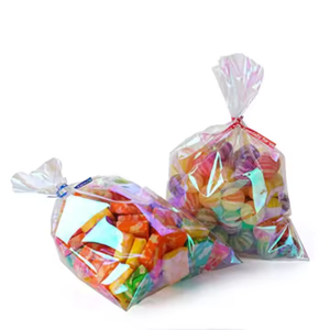Bolsa de regalo de plástico transparente para Navidad para envolver regalos Dulces Galletas-Home Store Almacenamiento de Navidad - Product Image 1