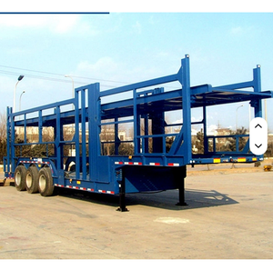 Semirremolque portacoches de alta resistencia, de doble plataforma, hidráulico, para transporte de SUV, en venta desde la UE. - Product Image 3