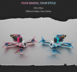 Système d'alimentation pour quadricoptère FPV Axisflying Bando 5 5 pouces - Châssis en fibre de carbone, moteurs brushless 900-1300KV + ensemble ESC 4-en-1 pour LiPo 4S-6S - Product Image 6