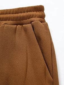 ชุดวอร์มลำลองคอวีผ้าฝ้ายฟลีซหลากสีพิมพ์โลโก้ตามสั่งสำหรับผู้ชายและผู้หญิง - Product Image 5