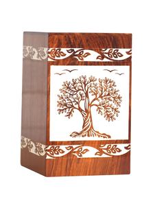 Wooden Urn <b>Box</b> <b>For</b> Adult <b>Ashes</b> Cremation Urns <b>For</b> Male and Female Decorative Funeral Urns - Product Image 2