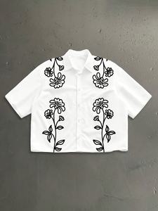 Camisetas con Estampado Gráfico Único, Cómodas, de Algodón, Casuales, Moda Urbana - Product Image 4