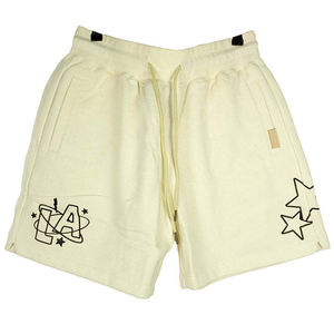 Pantalones cortos transpirables y cómodos de algodón 100% con estampado de pantalla de peso pesado de alta calidad para hombres y mujeres - Product Image 1