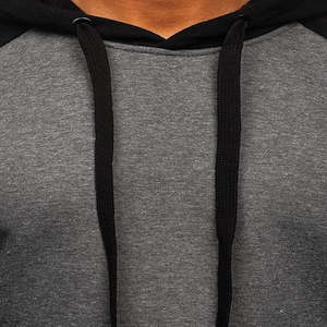 Sweat à capuche en polaire lourd de haute qualité, surdimensionné, manches régulières, couleur unie personnalisée, polyester/coton, décontracté, brodé - Product Image 6