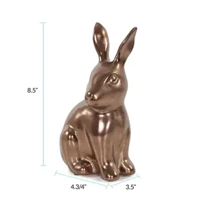 Sculpture de lion roi en métal de luxe faite à la main pour les intérieurs de maisons et d'hôtels de villégiature, sculpture moderne chinoise, gros grossiste Zahid Exports - Product Image 2