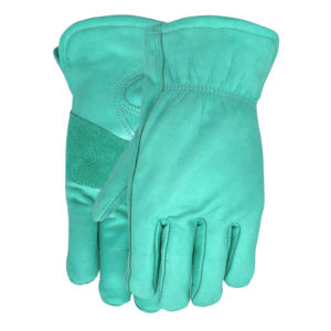 Gants en cuir de vachette renforcé, respirants, avec poignets élastiques, durables, résistants à l'abrasion, pour la sécurité au travail, le jardinage, la conduite de camion - Product Image 2