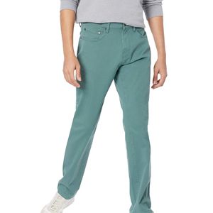 Premium hommes classique coupe droite coton jean pantalon nouveau Style taille moyenne mince élégant Stretch Design décontracté tenue quotidienne toile - Product Image 2