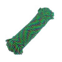 Cuerda trenzada de nailon y poliéster de alta tenacidad, Material PE de calidad, cuerdas de embalaje para acampar al aire libre en tamaños 6mm 8mm 10mm 12mm 14mm
