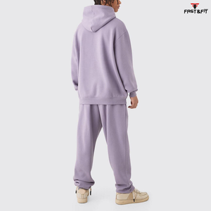 Chándal Deportivo Informal con Capucha, Transpirable, Estampado, Talla Grande para Hombre - Product Image 2