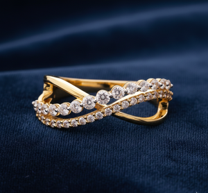 Anillo de Compromiso Infinito Trenzado de Moda para Mujer - Product Image 3