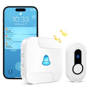 <span class=keywords><strong>2025</strong></span> <span class=keywords><strong>New</strong></span> Arrival LED nhấp nháy chuông cửa tuya app điều khiển Ding Dong Chuông cửa không dây cho lớp học nhà - Product Image 1