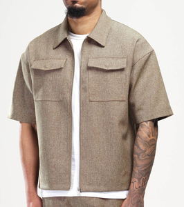 Camisas militantes a medida personalizadas de alta calidad para hombres, ropa de talla grande para hombres, camisas casuales para hombres con cuello - Product Image 5