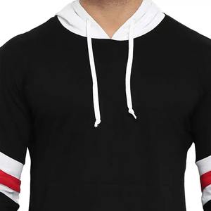 Sudadera con capucha de gran tamaño para hombre, ropa de calle personalizada de talla grande, sudadera con patrón sólido para otoño, ropa para niño con sudaderas estampadas - Product Image 6