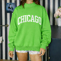 Sweat-shirt long oversize à col montant pour femme Fox Park, tendance, décontracté, automne-hiver, doux, chaud, confortable pour tous les jours