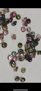 Cristal de amatista verde piedra preciosa suelta de corte brillante redondo facetado de turmalina Natural Multicolor de 5,5mm con certificado IGI - Product Image 2