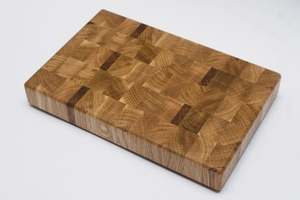 Tabla de cortar rectangular duradera de madera y plato de servicio de 12mm de espesor - Product Image 4