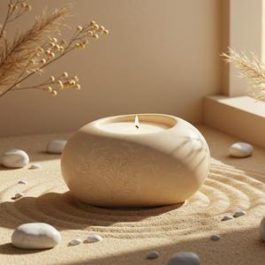 Candela con logo personalizzato coreano nuovo Design per la casa vaso decorativo in ceramica candele profumate di lusso barattoli di candela cera di soia - Product Image 3