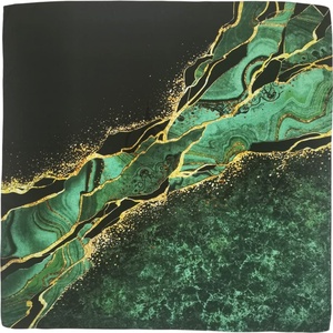 Bufandas de seda estampadas personalizadas con patrones florales vibrantes en negrita-Bufandas largas étnicas de alta moda para looks de estilo callejero de tendencia primaveral - Product Image 5