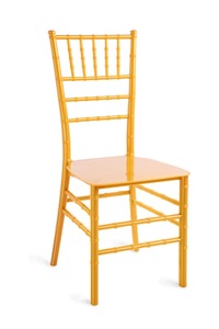 Chaise de salle à manger Chiavari chaise d'hôtel de luxe dorée empilable de haute qualité pour les événements de mariage - Product Image 3