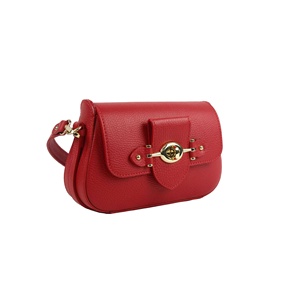 Bolso cruzado estructurado en cuero genuino Dollar - Hecho en Italia - Art. 24028 - Product Image 2