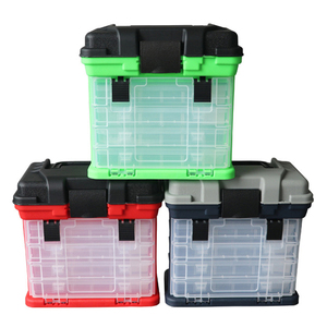 Boîtes de matériel ABS multifonctions de haute qualité 27*17*26CM <span class=keywords><strong>leurres</strong></span> de grande taille <span class=keywords><strong>pour</strong></span> la boîte de rangement de pêche de ruisseau de rivière de lac - Product Image 5