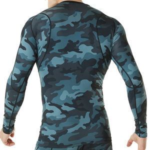 Rashguard pour hommes Quickdry léger respirant confortable extensible vêtements de sport impression de Logo personnalisé disponible - Product Image 4