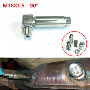 90 ° Extension de convertisseur catalytique ternaire Mini Catted CEL Fix Spacer, entretoise d'échappement angulaire, pièce de modification d'échappement à haut débit - Product Image 6