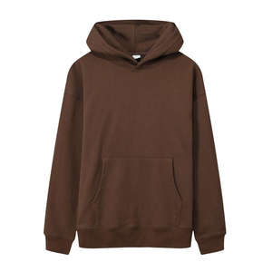 Survêtement d'hiver personnalisé pour hommes-100% coton à capuche décontracté 2-en-1 respirant taille élastique solide 500g - Product Image 6