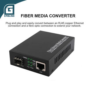 <span class=keywords><strong>Convertisseur</strong></span> de média Ethernet fibre <span class=keywords><strong>vers</strong></span> cuivre sur <span class=keywords><strong>coaxial</strong></span> Gcabling, fibre optique industrielle multi 10/100 PoE 100base-fx pour extérieur - Product Image 3