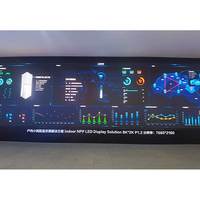 Pantalla LED interior 2K/4K/8K de alta frecuencia de actualización para sala de control y monitoreo
