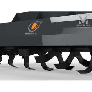 Attache pour chargeuse compacte Wolverine 72 pouces, cultivateur rotatif efficace avec 36 dents et profondeur de travail de 7 pouces, 573 livres SQ6638551 - Product Image 4