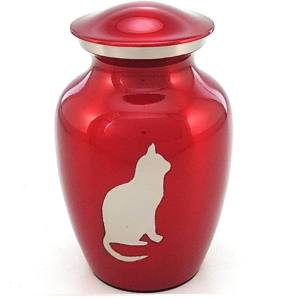 Wholesale Top Classic Aluminium <b>Pet</b> Cremation <b>Urns</b> Highest Quality Sticker Finished Metal <b>Pet</b> <b>Urns</b> for Funeral Home - Product Image 3