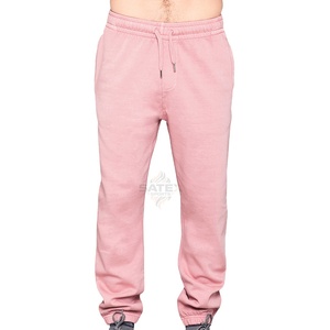 Pantalons de survêtement décontractés pour homme, personnalisés, en molleton délavé à l'acide, vintage, poids lourd, écologique, en tissu éponge français, streetwear, détente, broderie - Product Image 3