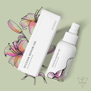 "Custom Printed Handcream Shampoo <b>Boxes</b> with Flora Beauty Sweetpea Design Sustainable Elegant Packaging for Natural Hair - Product Image 2