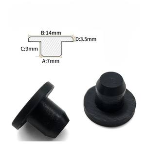 7mm High Quality EPDM T Type Hole <b>Caps</b> Plug Stopper Round End Gap Masking <b>Welding</b> From Thailand - Product Image 2