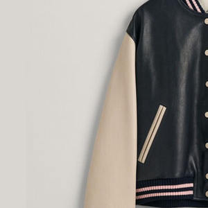 Chaquetas Varsity Nuevo Estilo Cuello Alto Todas las Tallas Colores Lana de Alta Calidad Antibacterianas para Hombre y Mujer - Product Image 3