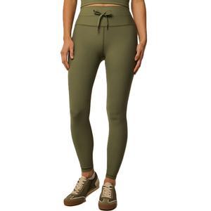 Pantalones de yoga activos personalizados al por mayor mallas de entrenamiento de cintura alta elásticas en 4 direcciones para mujer rodilla informal transpirable para el verano - Product Image 5