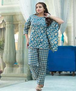 Venta al por mayor de vestidos informales para mujer, venta al por mayor minorista en línea, venta al por mayor, moda elegante de noche, proveedores de ropa india, conjunto combinado - Product Image 2