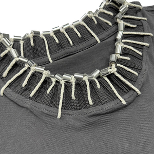 Nueva camiseta Vintage de gran tamaño con lavado ácido para hombre, ropa informal de algodón pesado de 300gsm, camiseta de manga corta para hombre - Product Image 3