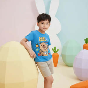 T-shirt en coton pour enfant avec motif Capybara original - Product Image 3