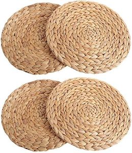 Woven Eco-Friendly Charger Plates Water Hyacinth Placemats 35cm/30cm Diameter <b>for</b> Dining Table Customized <b>Coasters</b> <b>Drink</b> - Product Image 1