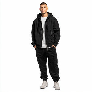 Conjunto Deportivo Personalizable de Estilo Urbano con Pantalones Cortos de Fútbol |   Poliéster/Algodón Transpirable, Resistente al Viento y Ecológico |   Diseña el Tuyo Propio - Product Image 3