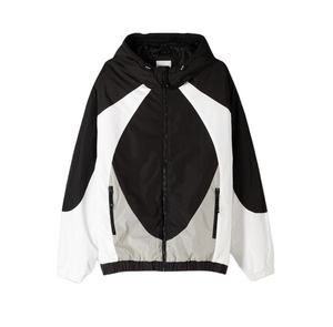 Color Block 100% Polyester Rip-Stop Windproof Custom Fashion Anorak Comfortable <b>Waterproof</b> Custom Print Durable Windbreaker - Product Image 5