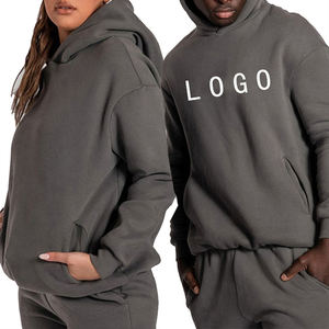 Nueva Llegada Conjunto de Sudadera con Capucha y Pantalones Deportivos Personalizados para Hombre, Talla Grande, Unisex, 50% Algodón, 50% Poliéster, Felpa, Estampado, Informal, para Gimnasio - Product Image 2