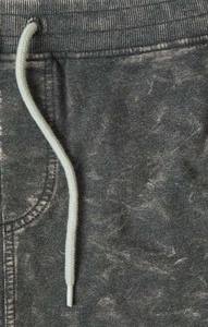 Conjunto de 2 Piezas de Invierno con Capucha y Pantalones Cortos, Estampado, Mangas Largas, Estilo Desgastado, Chándal de Felpa Extra Grande - Product Image 4