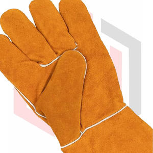 ถุงมือเชื่อมหนังแกะป้องกันส่วนบุคคล, ถุงมือทำงานทนทาน - Product Image 5