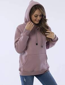 Sweat-shirt d'hiver à capuche zippé intégral, doublure en polaire sherpa chaude, écologique, respirant, logo imprimé sans couture, grande taille, maternité - Product Image 5